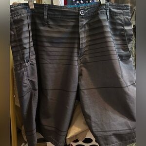 Oakley Black Striped Shorts